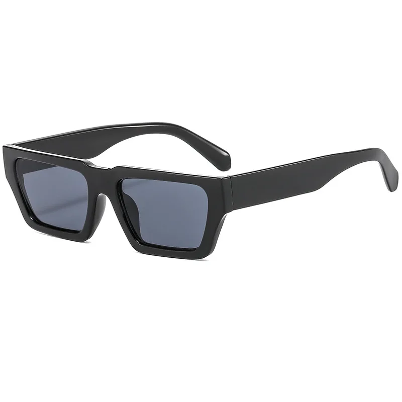 

New Rectangle Sunglasses Women Fashion Small Square Frame Vintage Brand Sun Glasses Men Shades Retro Clear Green Oculos UV400