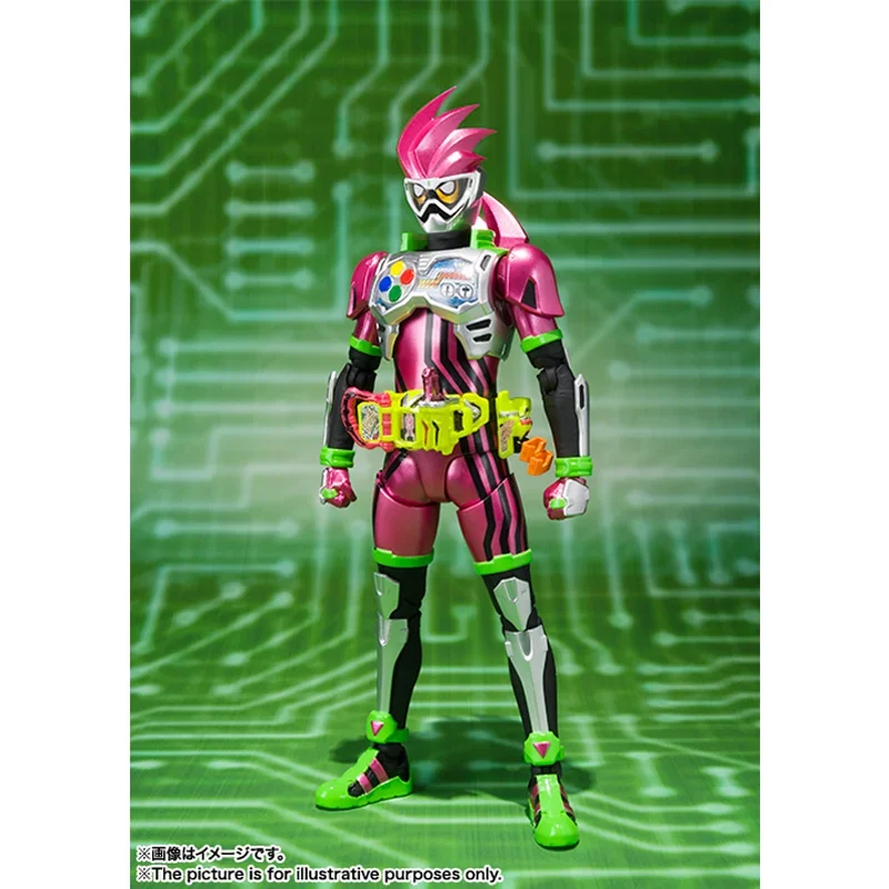 Bandai Original SHFiguarts Kamen Rider Anime Figure Ex-Aid Brave Snipe Action Figure Toys for Boys  Kids Children Birthday Gifts