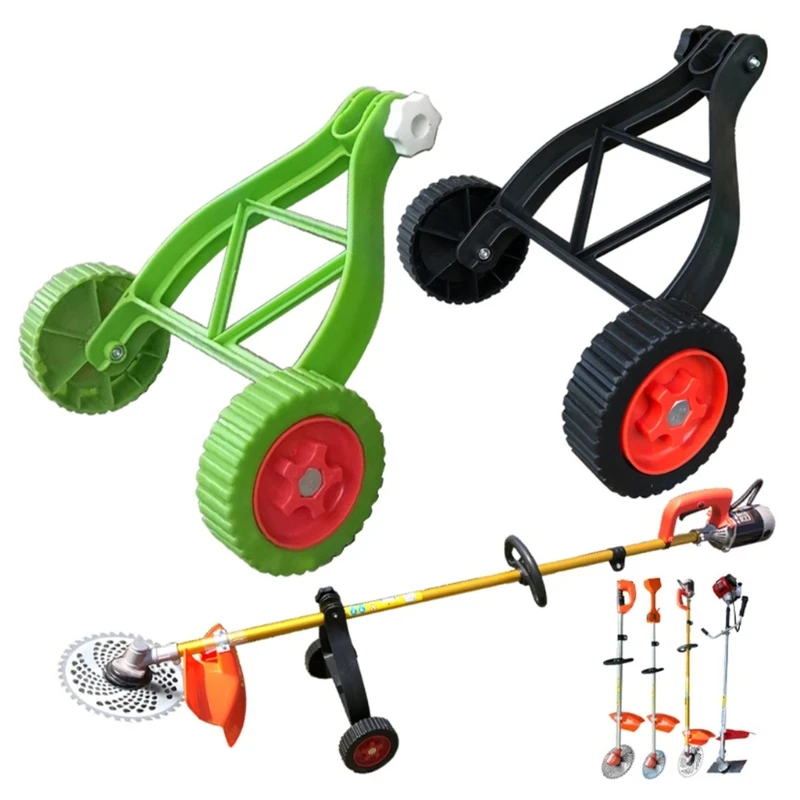 

String Trimmer Support Trimmer Head Attachment for Garden Maintenance Easy and Comfortable Labor-Saving Wheel