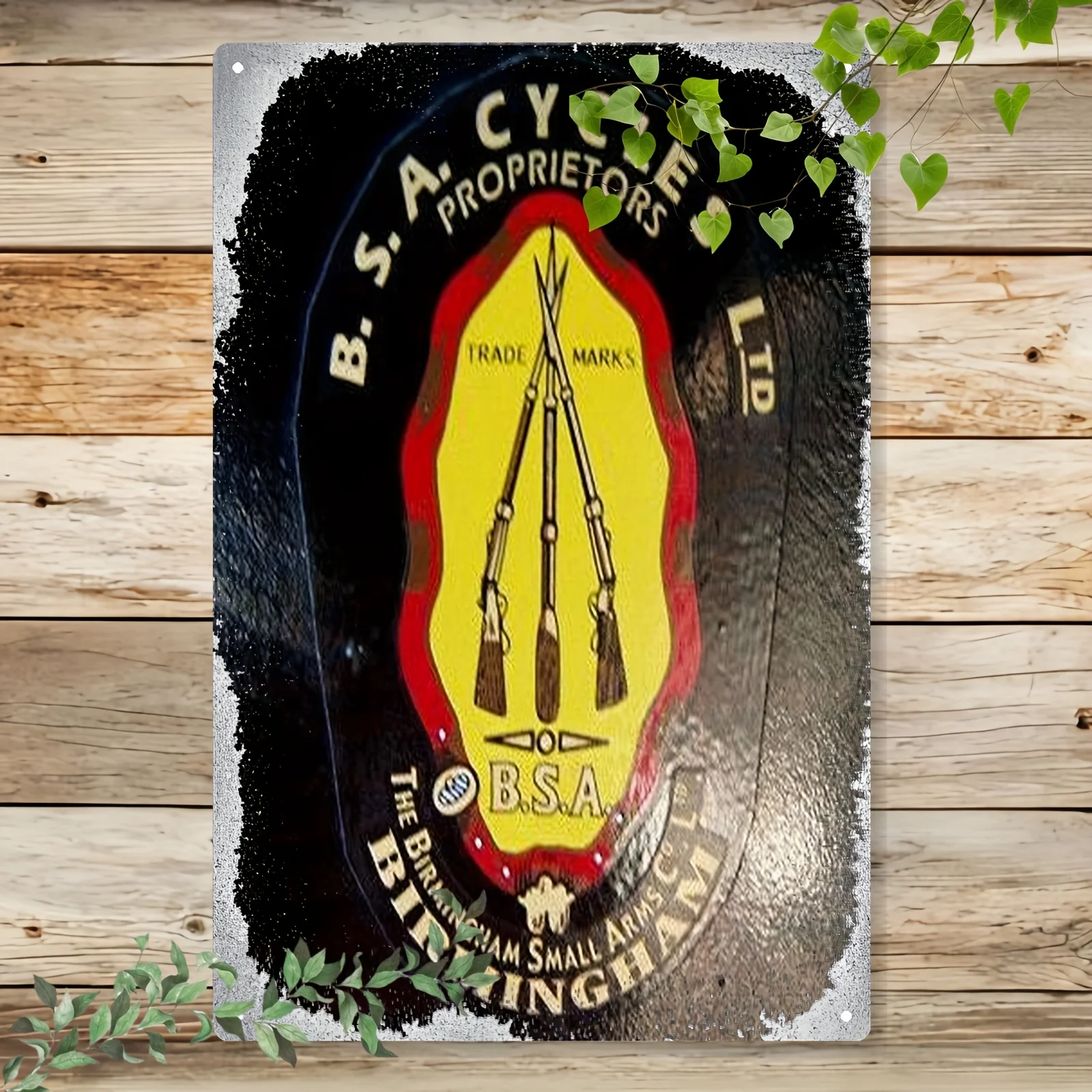 ,  Vintage 1968 Special 441 Gentry Lane Metal Sign -  Iron Wall Art with Red,Yellow Striped Emblem, Crossed Arrows,BS