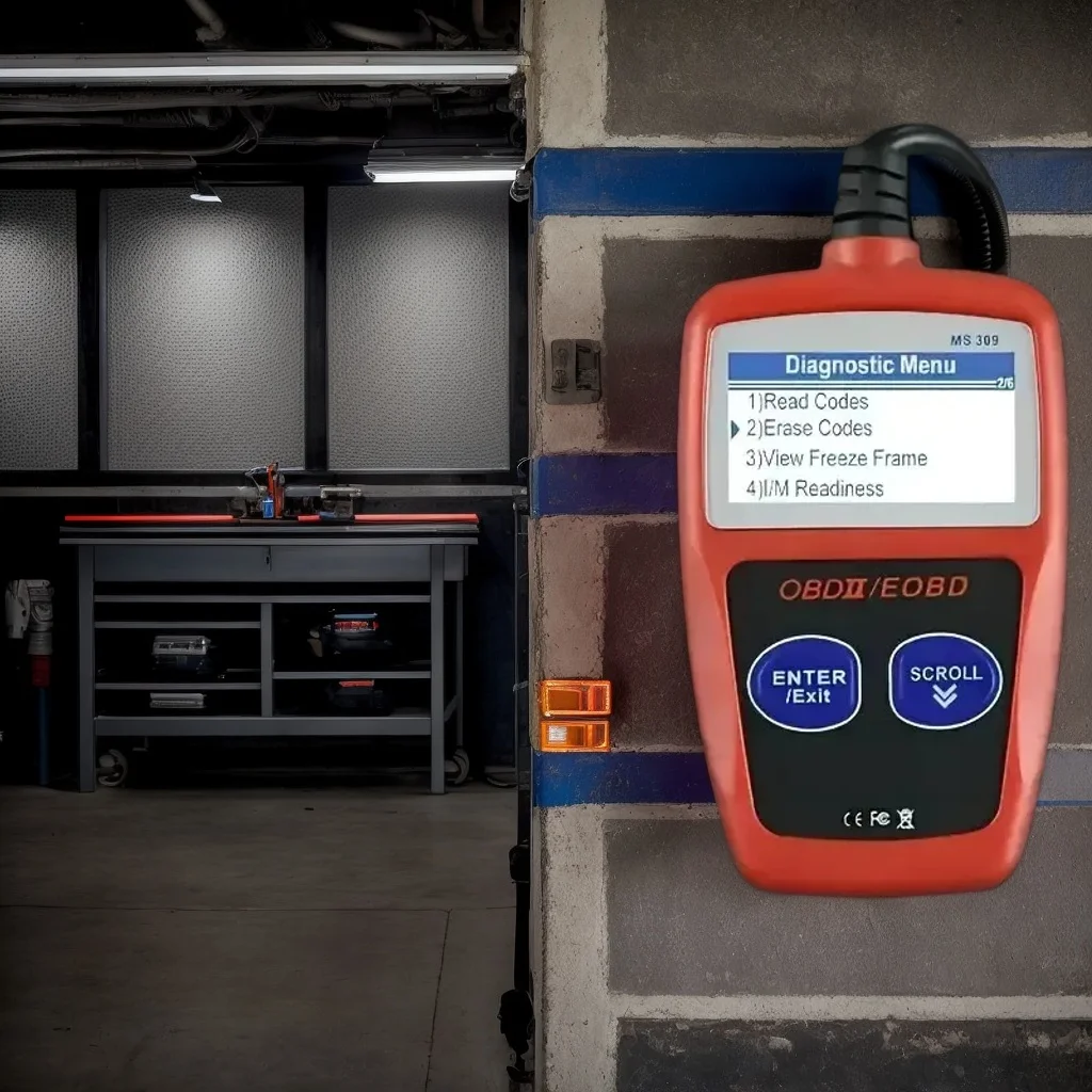 Upgraded OBD2 Car Diagnostic Tool - Advanced Fault Reading, Data Stream & Battery Voltage Detection (OBDII Scanner)