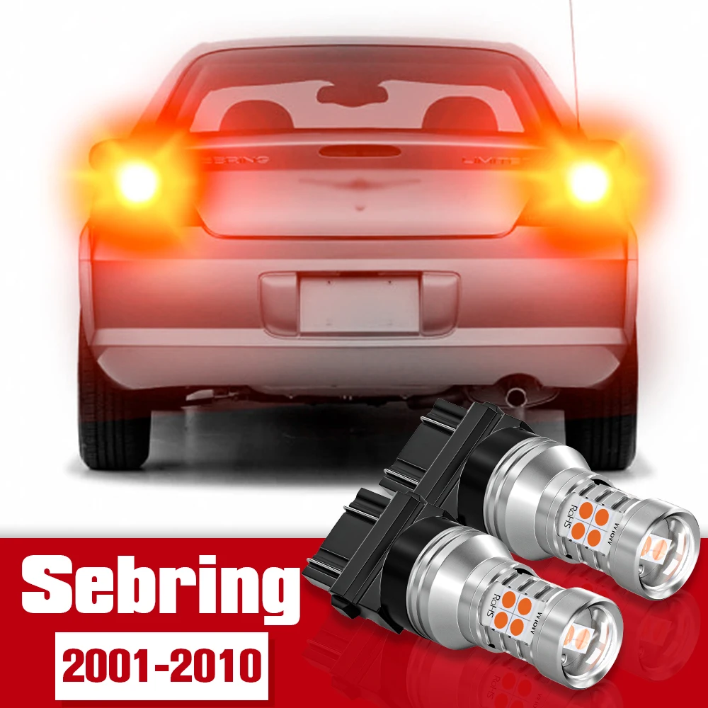 

2pcs LED Accessories Brake Light Bulb Lamp For Chrysler Sebring 2001-2010 2002 2003 2004 2005 2006 2007 2008 2009