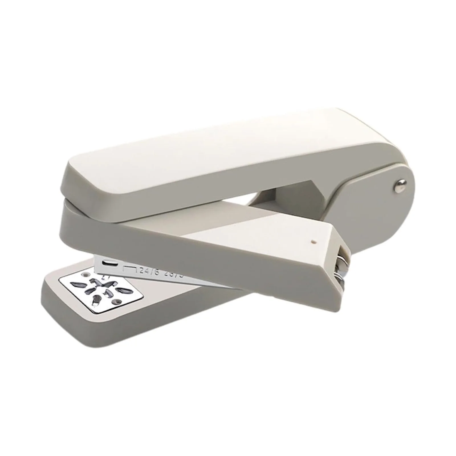 Swivel Stapler 25 Sheets 360° Rotating Compact Booklet Office Stapling Tool for Travel Construction Dorm