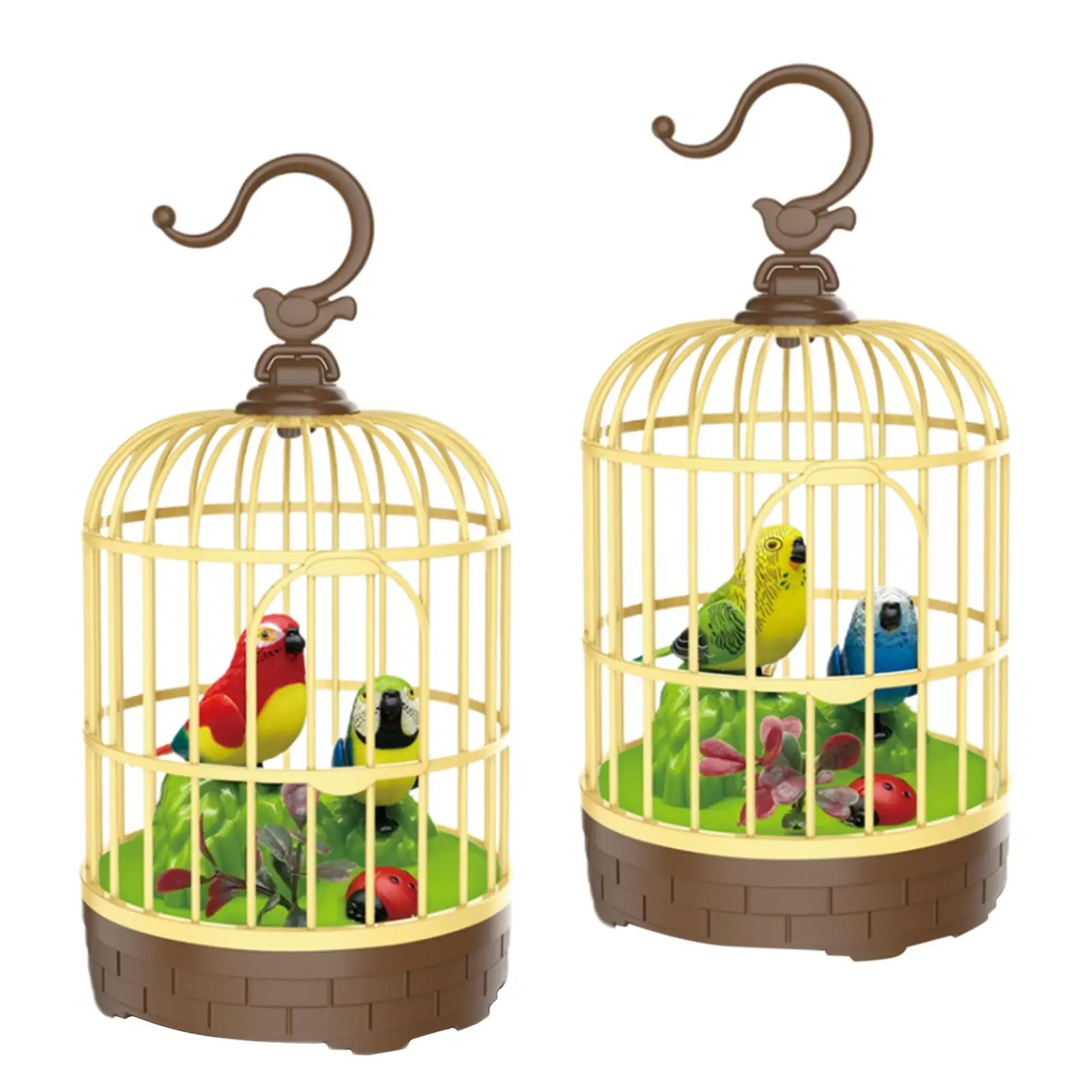 Singing & Chirping Bird in Cage Realistic Sounds & Movements, Sound