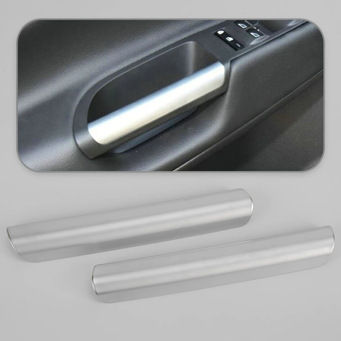 CJ5Z-7822621-BA CJ5Z-7822620-BA 2 uds frente L + R Interior reposabrazos tirador manija de puerta agarre moldura embellecedor apto para Ford Escape 2013-2019