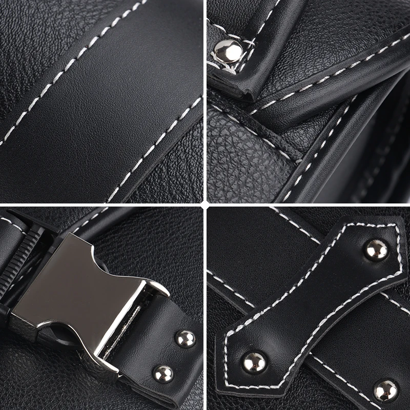 Motorcycle Tool Bag For ADNOH Rebel 250 500 For Rebel 1100 300 For W400 W650 XL883L SR400 Motorcycle Saddlebag Side Bag Retro PU