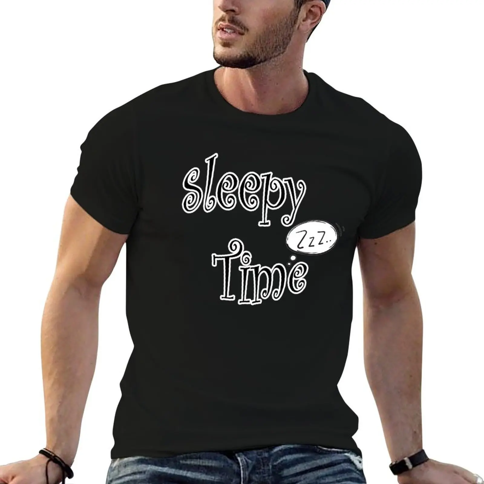

Sleepy Time zzz T-Shirt anime t shirts oversize t shirt custom print T-Shirt
