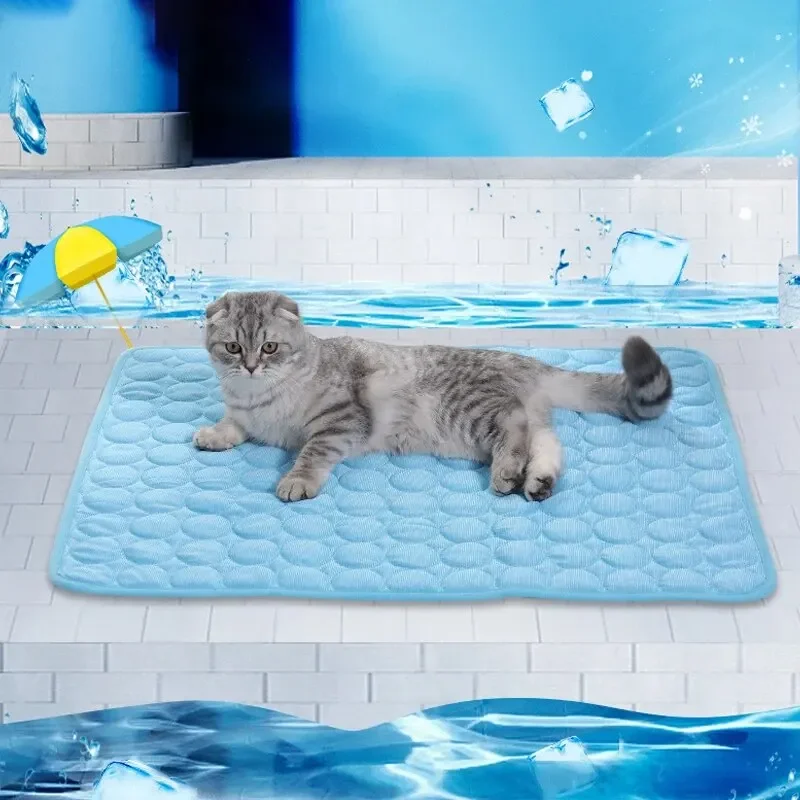 

Pet Ice Mats Summer Cat Dog Sofa Nest Bed Cooling Sleeping Pad for Small Dogs Pets Durable Sofa Cooling Pad Blanket Puppy