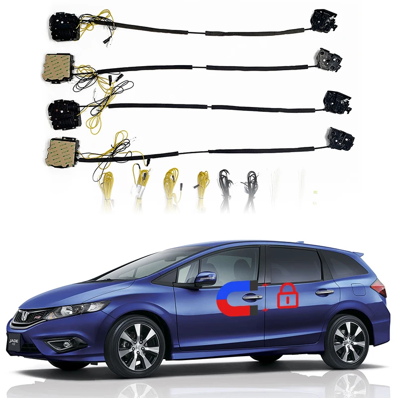 For Honda Jade soft close original car mechanical lock modified automatic lock auto parts tool electric suction door