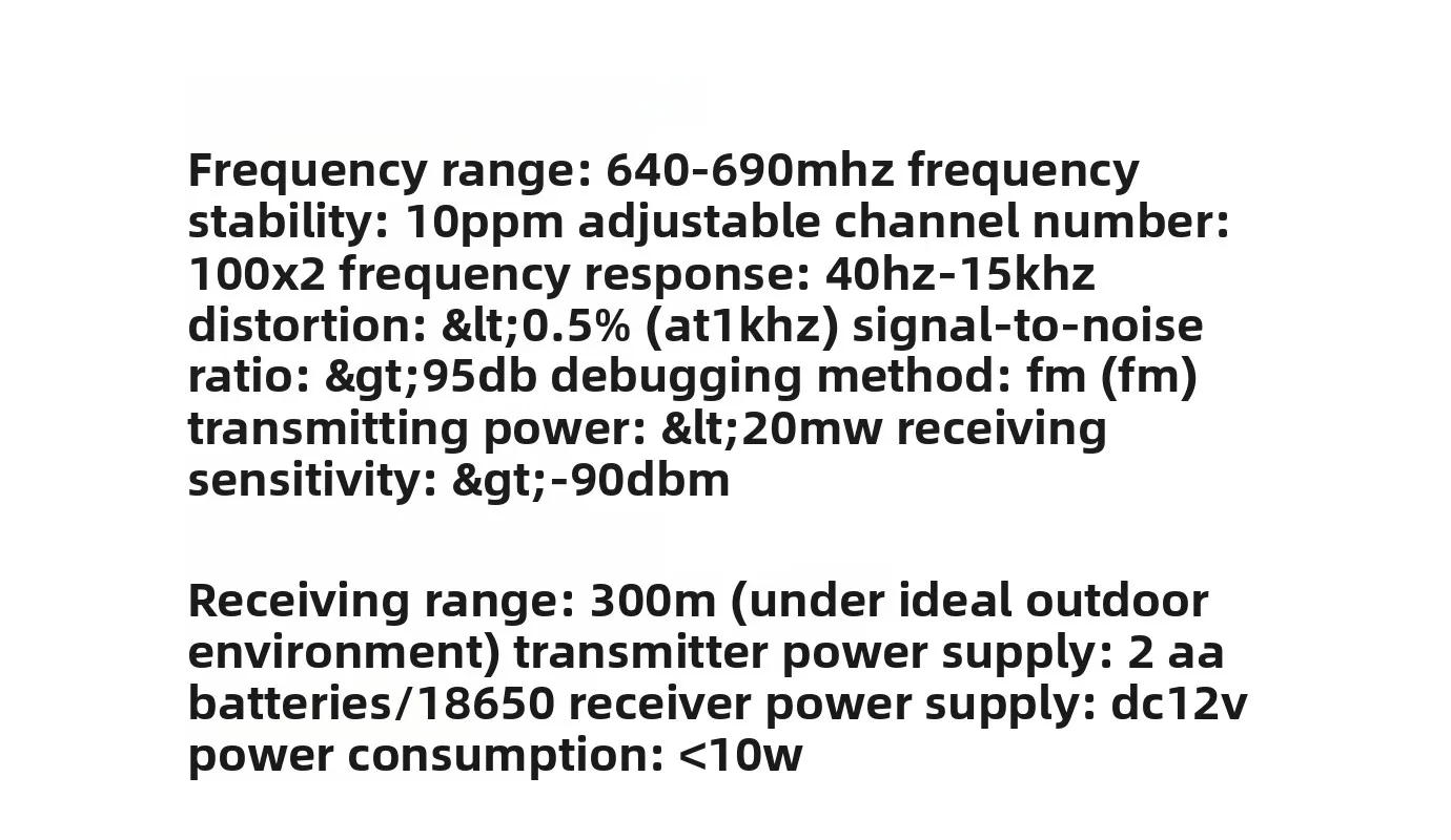 Mikrofon bezprzewodowy, mikrofon karaoke jedno-kanałowy na dwa, true diversity, do występów i karaoke w KTV.