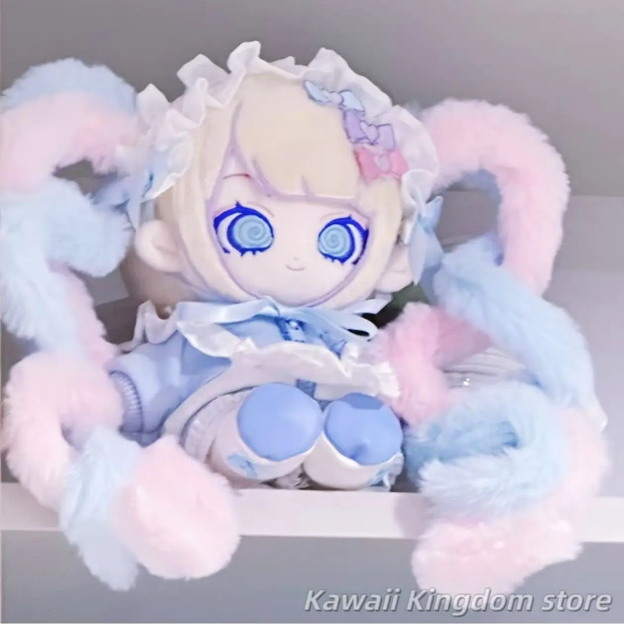 

KAngel Kawaii Girl Game NEEDY GIRL OVERDOSE Nude 20cm Figure Stuffed Sitting Posture Figure Idol Plushies Pillows