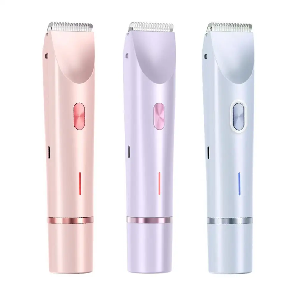 Depiladora Eléctrica para Cuerpo Completo, Recortadora de Vello Facial, Piernas, Axilas y Brazos, Afeitadora para Mujer