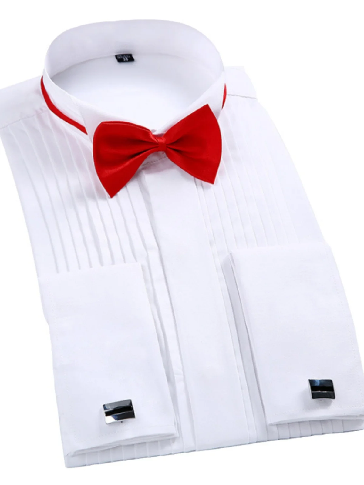 

Men's Pure Color Long Sve irt Stand up Collar Loose Fit Autumn Wear Casual European Sle Button down