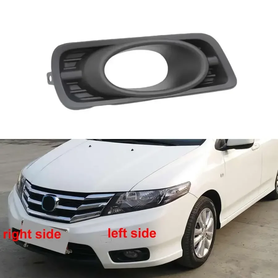 

For Honda City 2012 2013 2014 Car Accessories Fog Light Cover Auto Front Bumper Lower Grille Fogs Lamp Frame