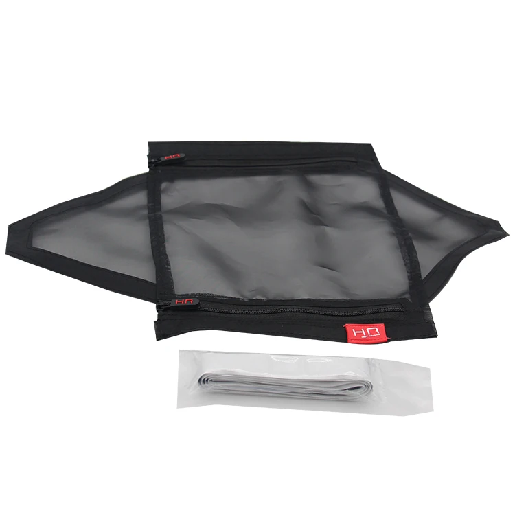 Hot Racing MXX16C02 Nylon Mesh Chassis Dirt Guard Zip + Hook/Loop for 1/10 Traxxas Maxx, Water-Repellent