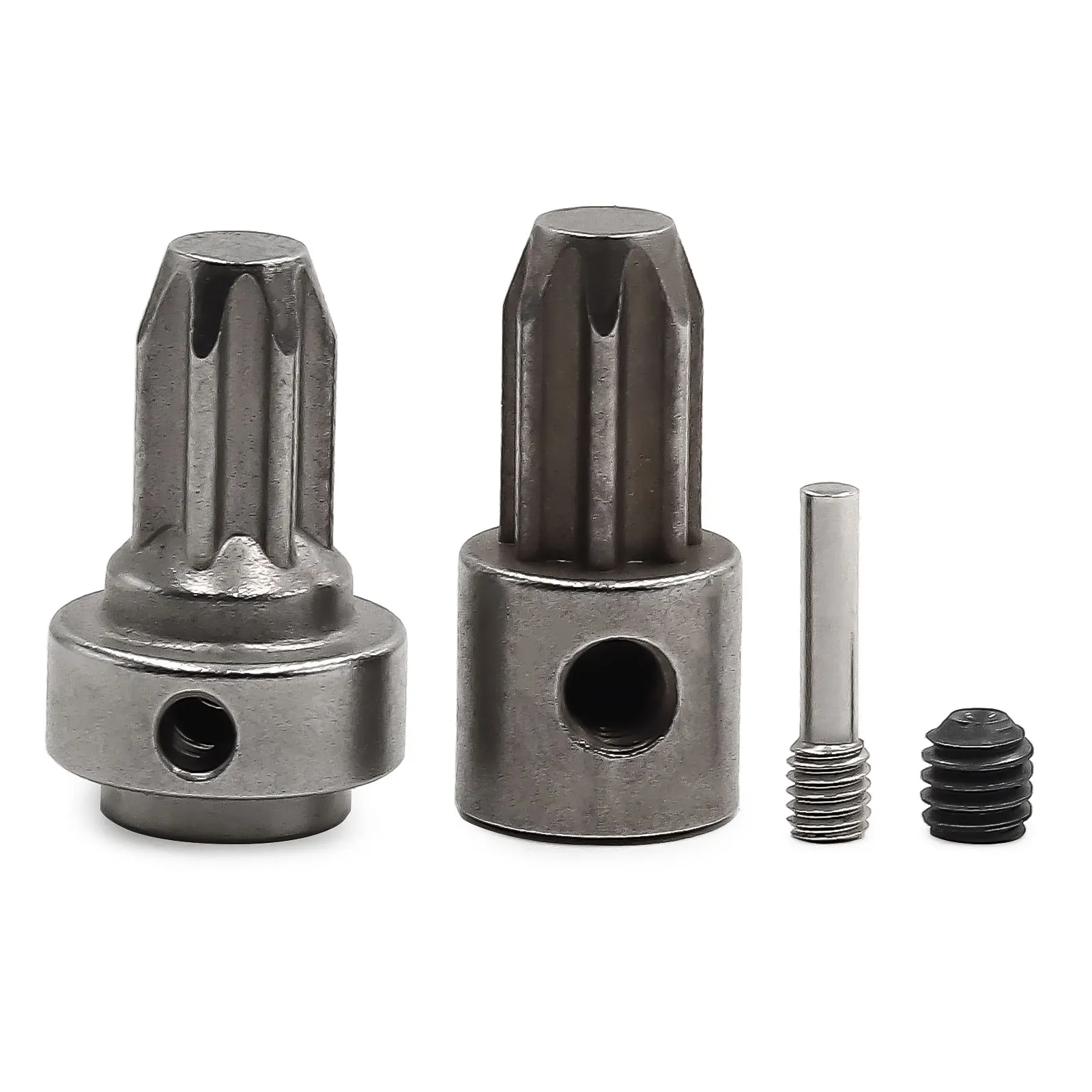 Steel Drive Hub Set - Front/Rear/Center Upgrade for Traxxas Slash 4X4 VXL/Rustler/Stampede/XO-1"