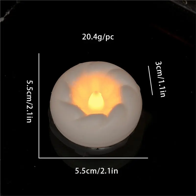 ABYN-Electronic Candles Flameless LED For Centerpieces Weddings Birthday Parties Pet Commemorative Float Light