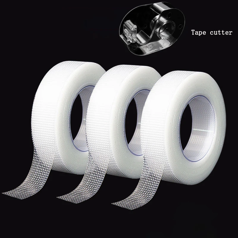 3/5 Rolls Eyelashes Extension Tools PE Adhesive Tape Under Eye Patch Eye Tapes for Lashes Grafting Air-permeable Microporous