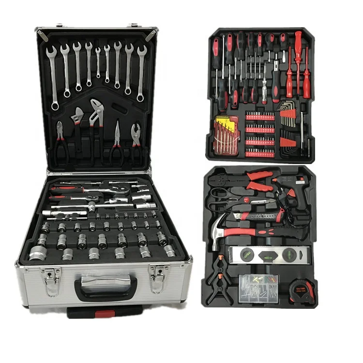 Case Box With Wheels Workshop Repair Kits Hand Trolley Aluminum Tool