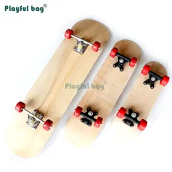 Skateboard para niños, bolsa juguetona de 43, 60, 72 y 80CM, tabla para pintar a mano, juguete para niños AMB102
