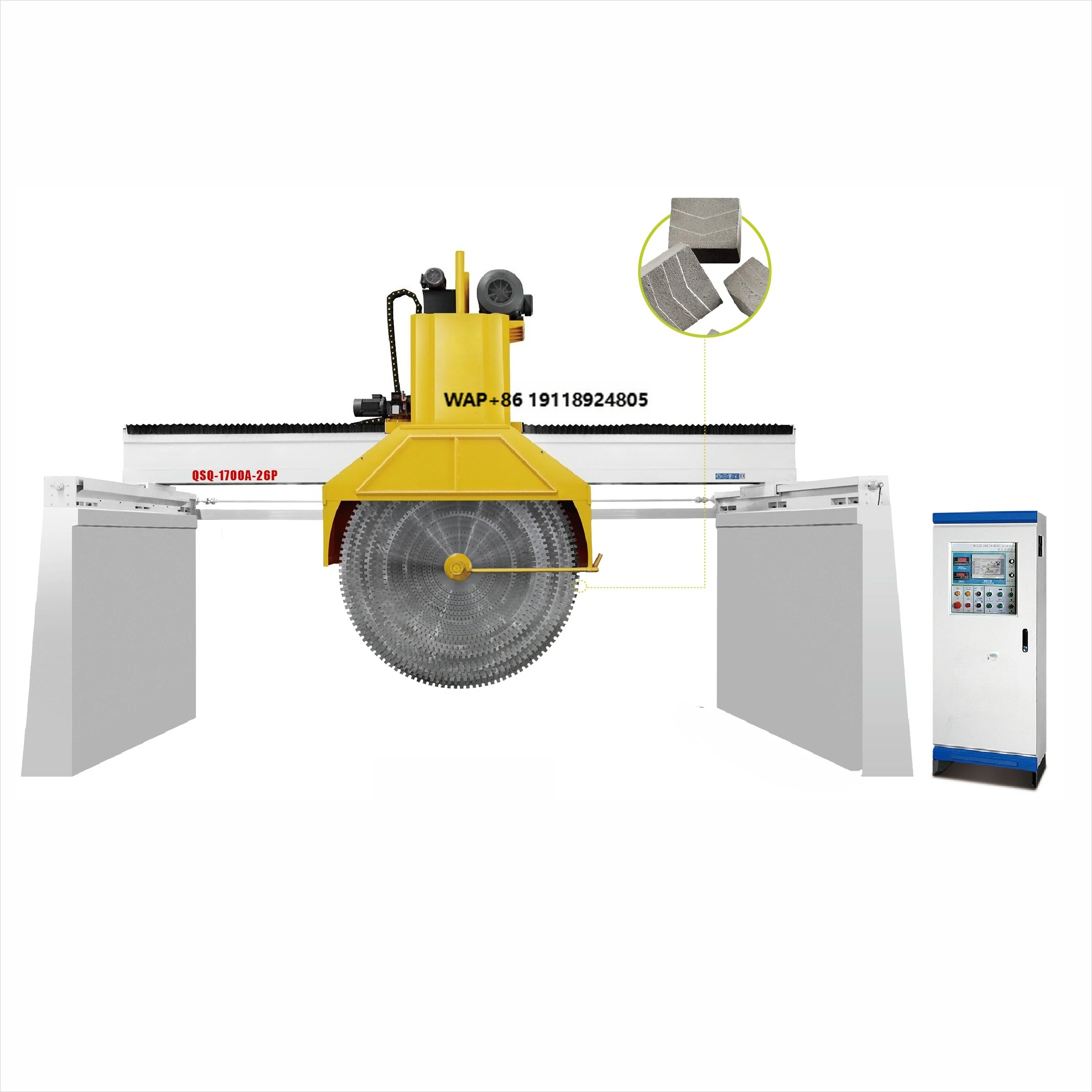 

Fujian Quan Zhou Xiamen Wanlong New Multi Blade Block Granite Stone Cutting Machine