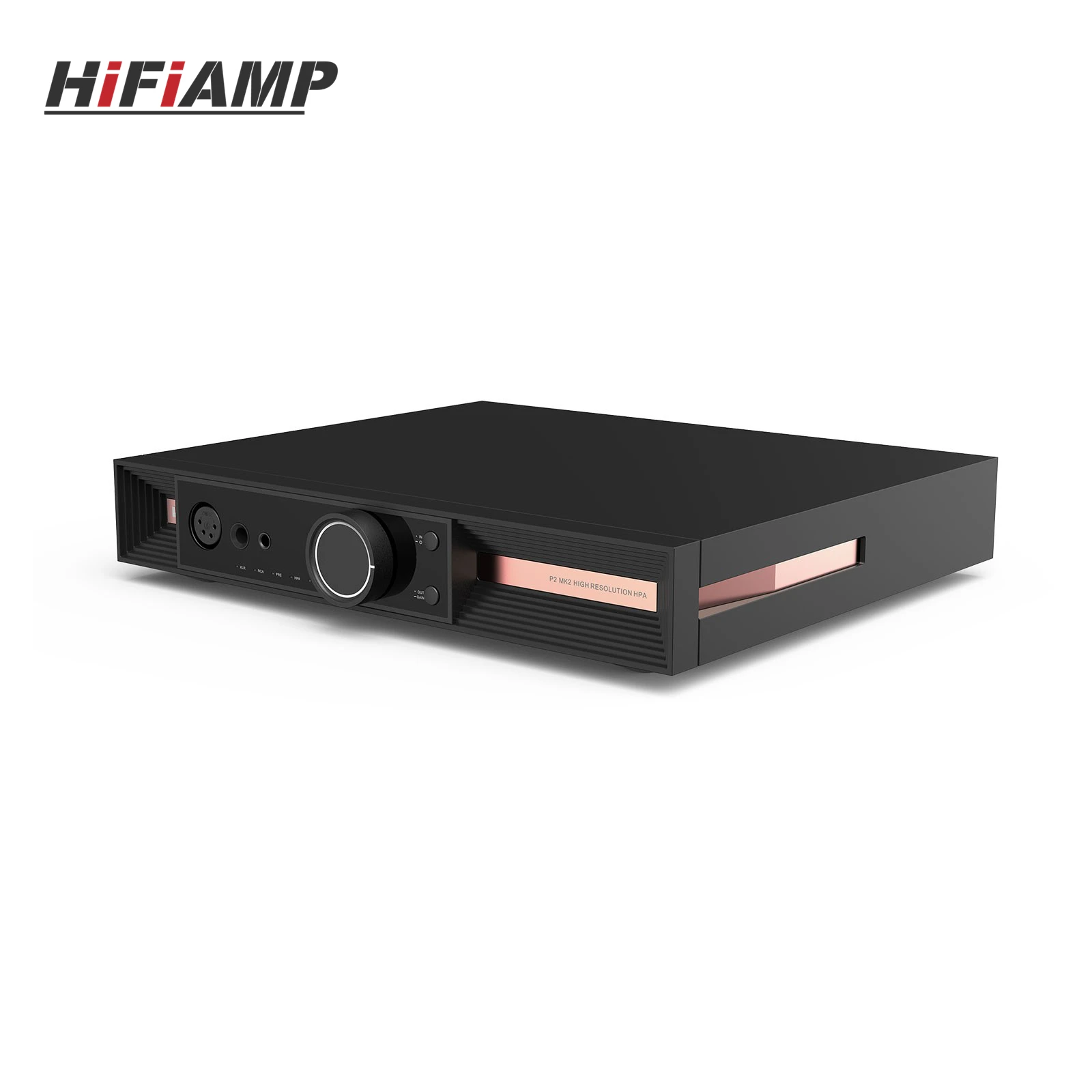 SMSL P2 MKII Fully Balanced Desktop High Resolution Headphone Amplifier Preamplifier Built-in GaN Switch Power Supply