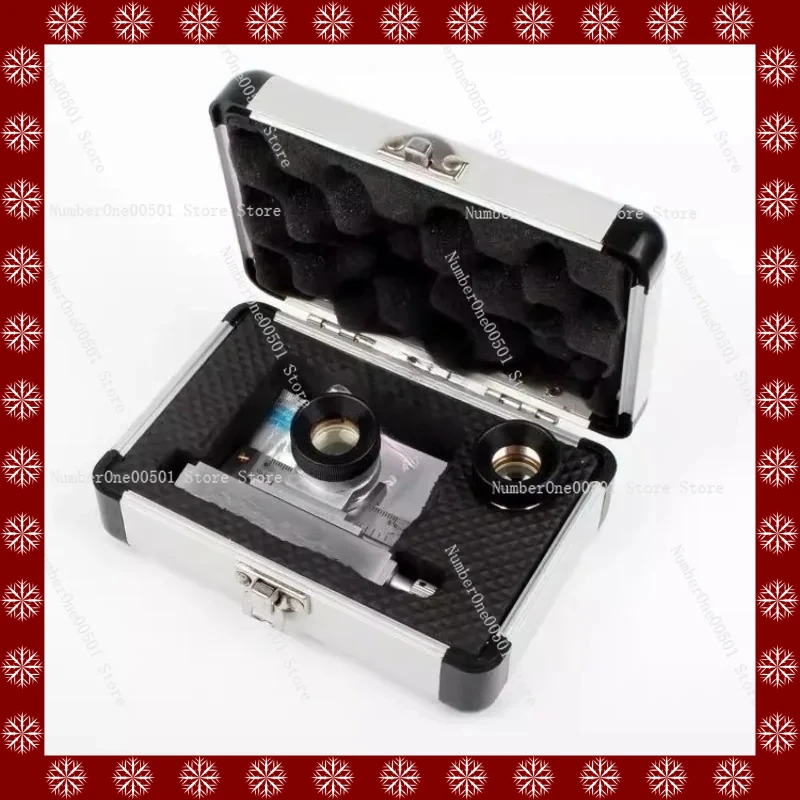 

Fabric Density Magnifier with Dual Lens Y511B Cloth Inspection Mirror for Textile Analysis Woven Knit Fabric Counter