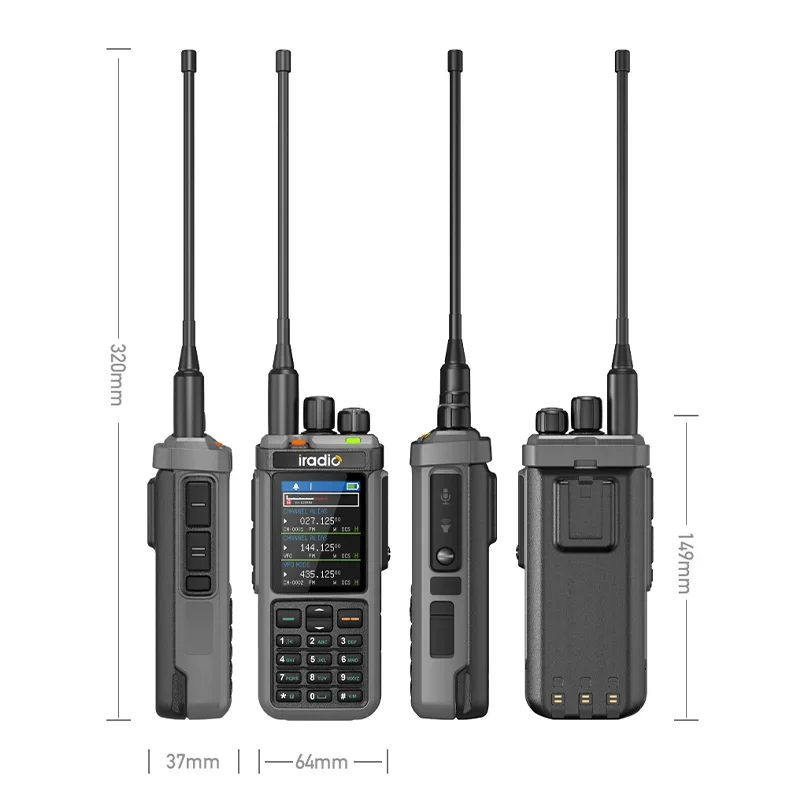 วิทยุสื่อสาร Iradio UV-98 PLUS แบบครอสแบนด์ รีพีทเตอร์ หน้าจอใหญ่ USB LSB CW CB SW MW LW SSB สามย่านความถี่พร้อมสแตนด์บาย วิทยุแฮม