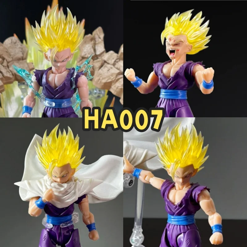 

In Stock HM AIR-HA Dragon Ball Z Super Saiyan 2 Kid Gohan 1/12 Scale Action Figure Head Sculptures & Accessories Pack
