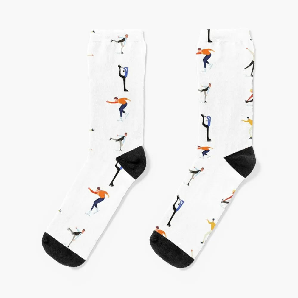 Figure Skating Boys Socks Thermal Socks Men Christmas Gift