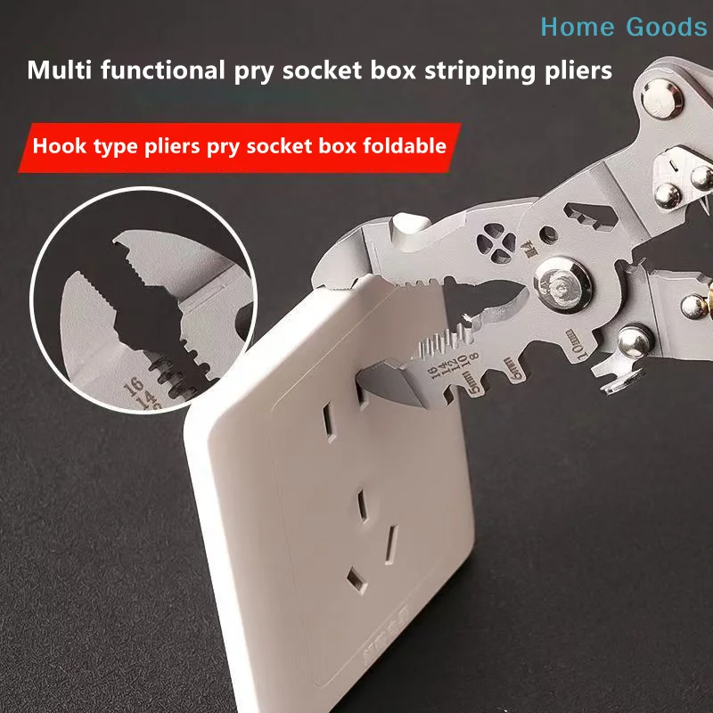 preferredMultifunction Crimper Cable Cutter Stripping Crimping Pliers Adjustable Automatic Wire Stripper Twisting Tool Hand Tool