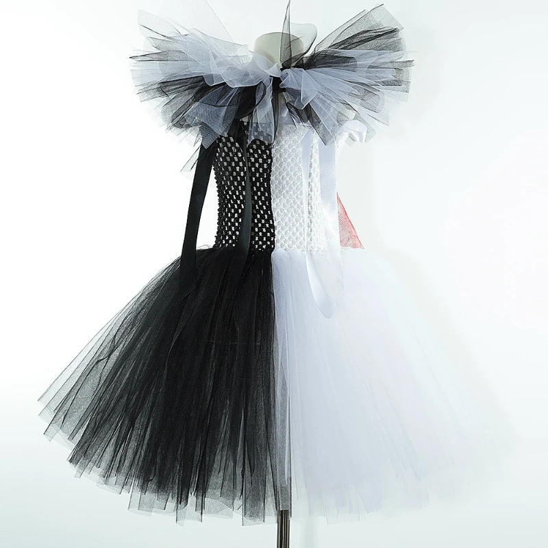 الفتيات ل القاتل ملابس مهرج هالوين يتوهم توتو فستان الدم مخيف الفن مهرج المرعب زي للأطفال كرنفال الملابس