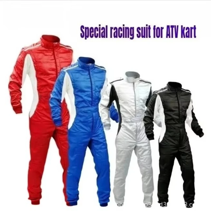 Adult Karting Jumpsuit ATV Suit Off-road Racing Motorcycle Track Waterproof Karting Suit Logo Wear Resistant Motorcycle Jacket