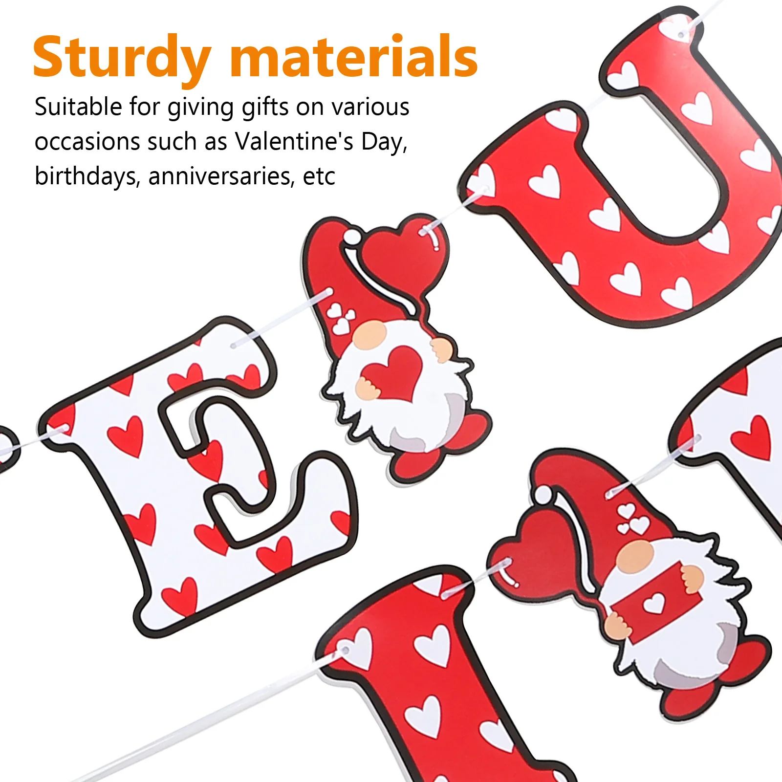 

1Set Valentines Day Decoration Set Latex Hanging Ornaments Easy Setup for Weddings Anniversaries Birthday Valentines