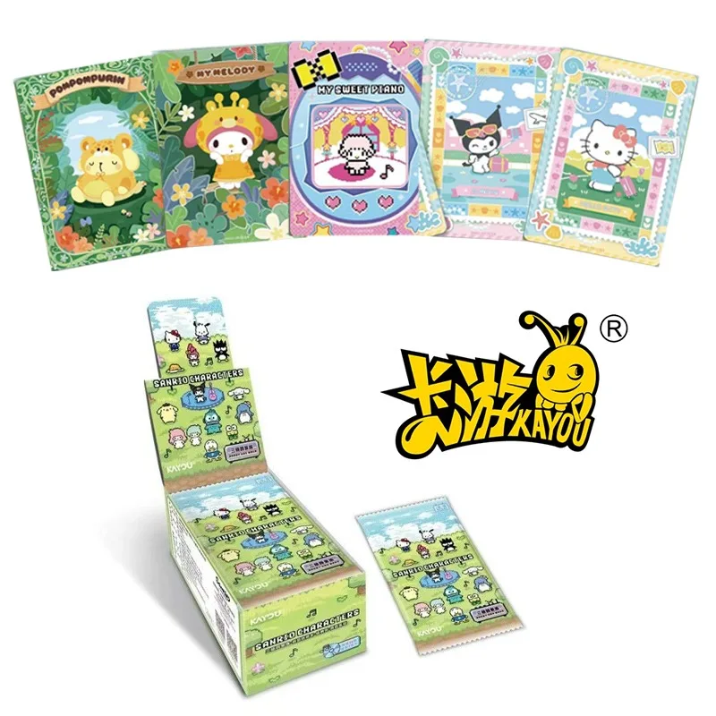 

NEW KAYOU Genuine Sanrio Card Forest Music Chapter Honey Dream Classic Bag Hello Kitty Kuromi Anime Collectible Cards Toys Gifts