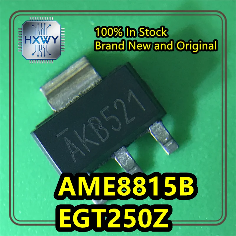 (10/50 piece) AME8815BEGT250Z AKB SOT-223 1.5A 2.5V Fixed Output LDO Regulator, Brand New Original, In Stock, Electronic IC