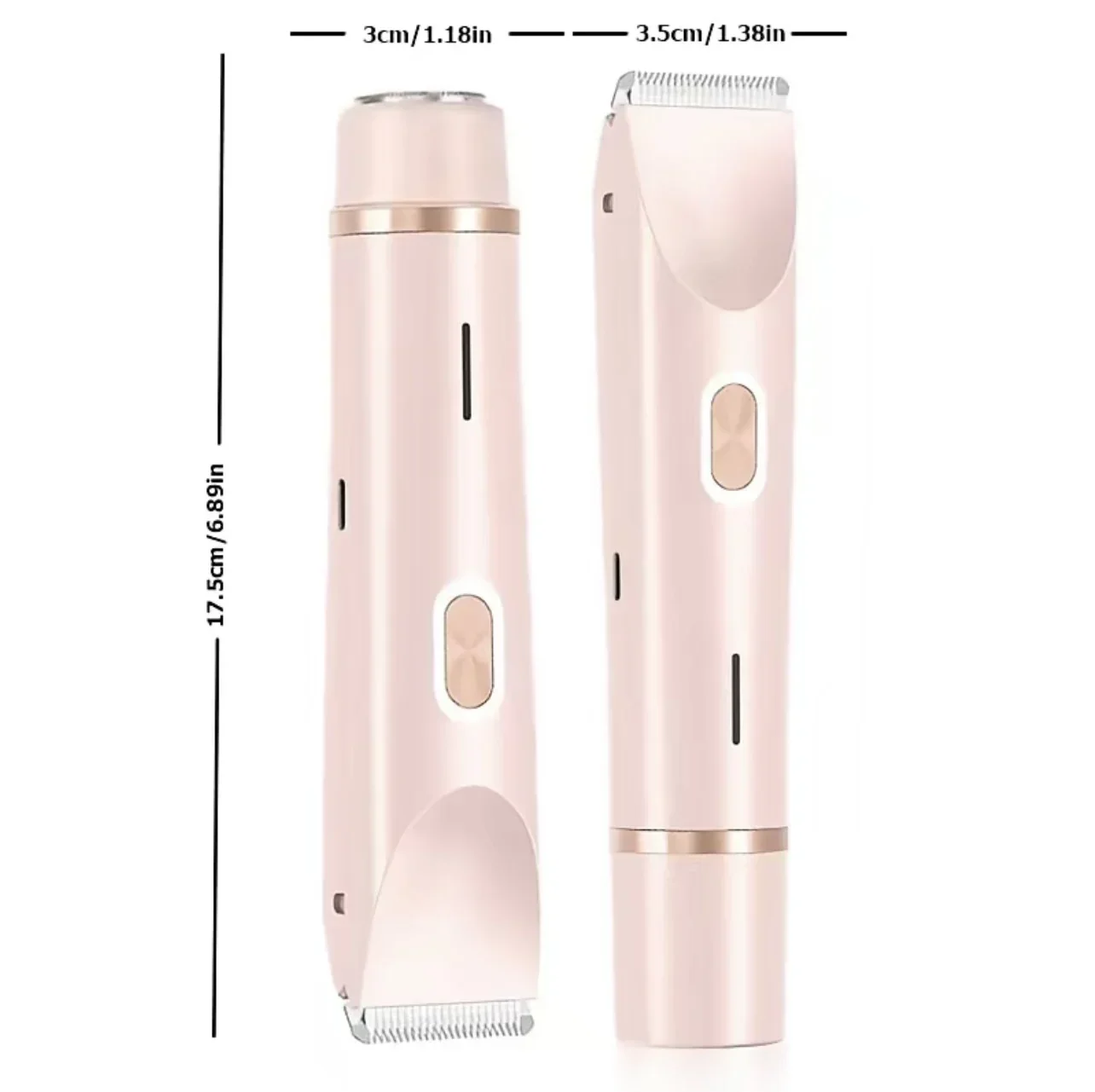 Electric Shaver for Woman Double Head Dual Purpose Female Razor Body Epilator Leg Underarm Bikini Electric Hair Remover Trimmer