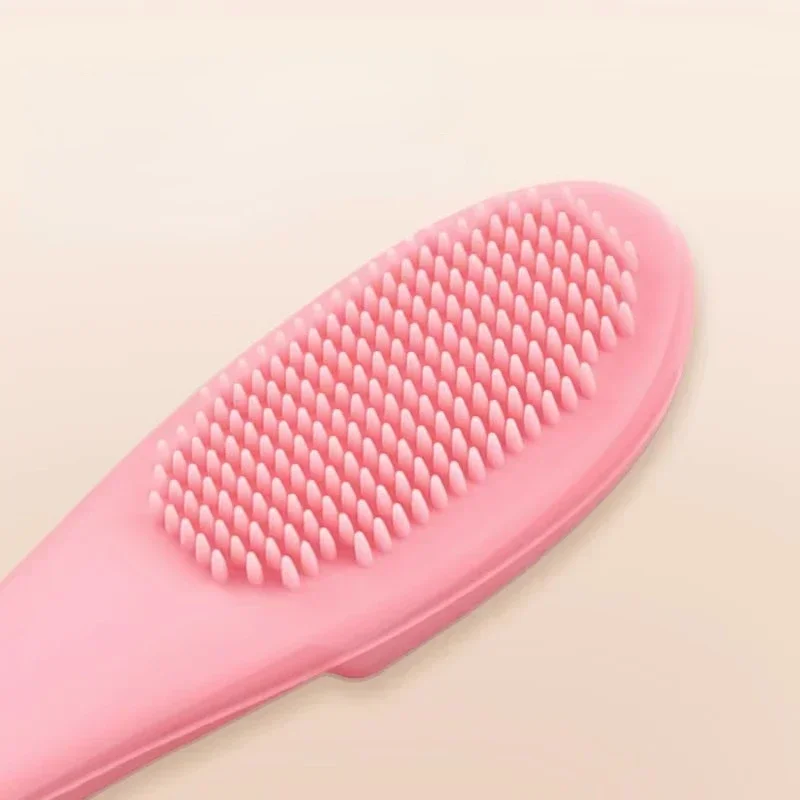 Silicone nose brush thumb wash facial cleanser manual massage brush black nose wing acne brush soft bristled silicone