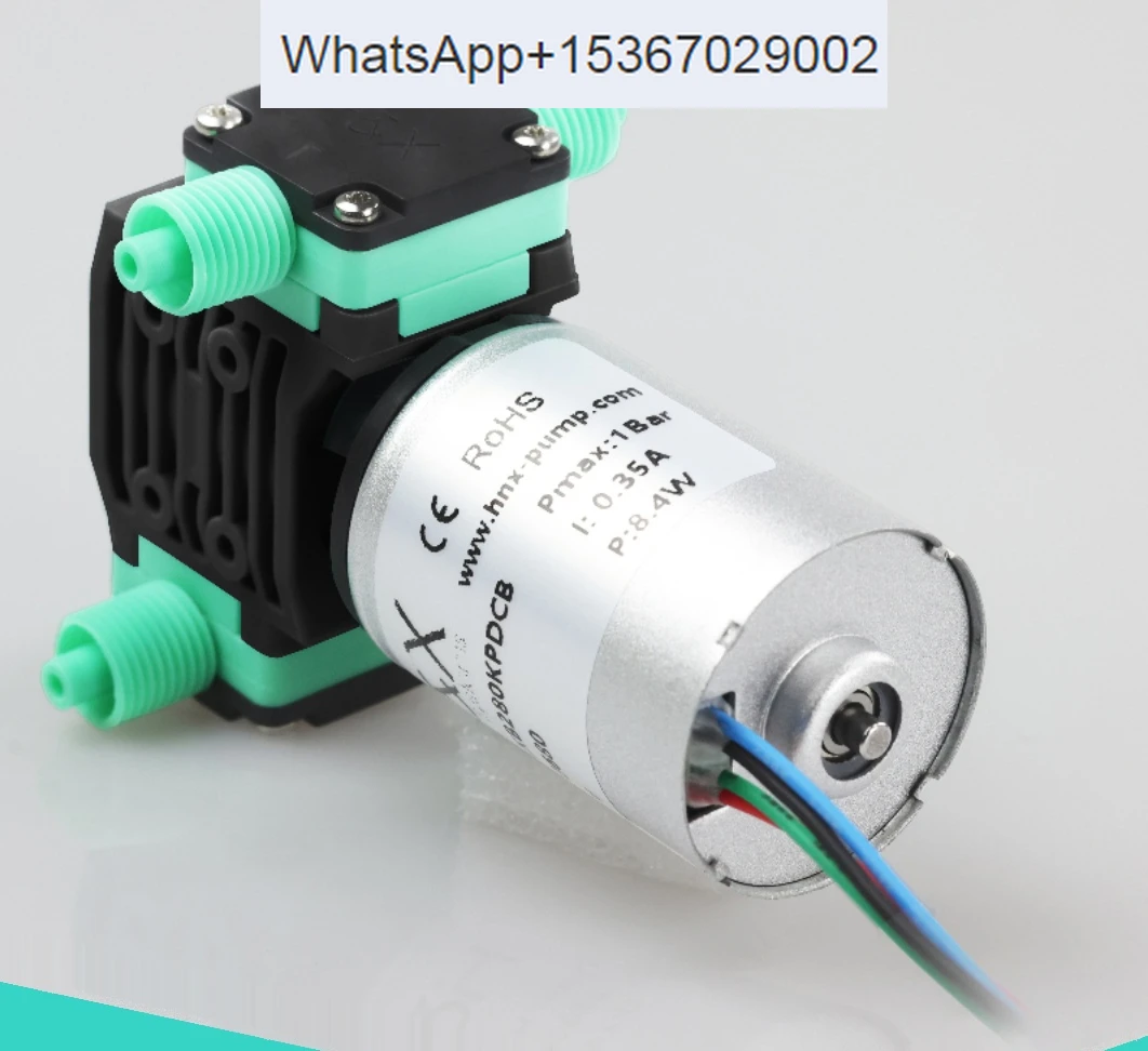 2 * 300ml/min dual head liquid pump corrosion-resistant low pulsation micro diaphragm pump