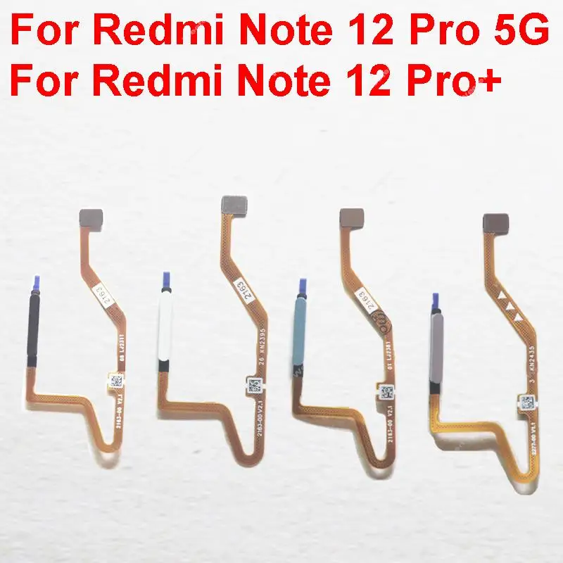 

Fingerprint Flex Cable For Xiaomi Redmi Note 12 Pro Plus 5G Power Button Home Key Touch FingerPrint Sensor Flex Ribbon Parts