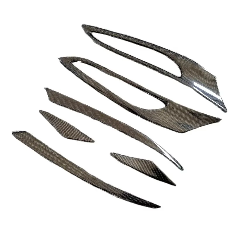 High Quality N Style Carbon Fiber Hood Vent Trim Front Fender Vent Trim for Ferrari 812 Superfast Body Kit