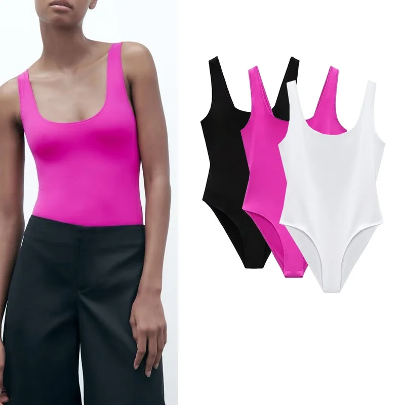 

Spring New Sexy Tight Fitting Bodysuit Base Layer Top Elastic Slimming Underwear Commute Sle mid Waist ort Pants