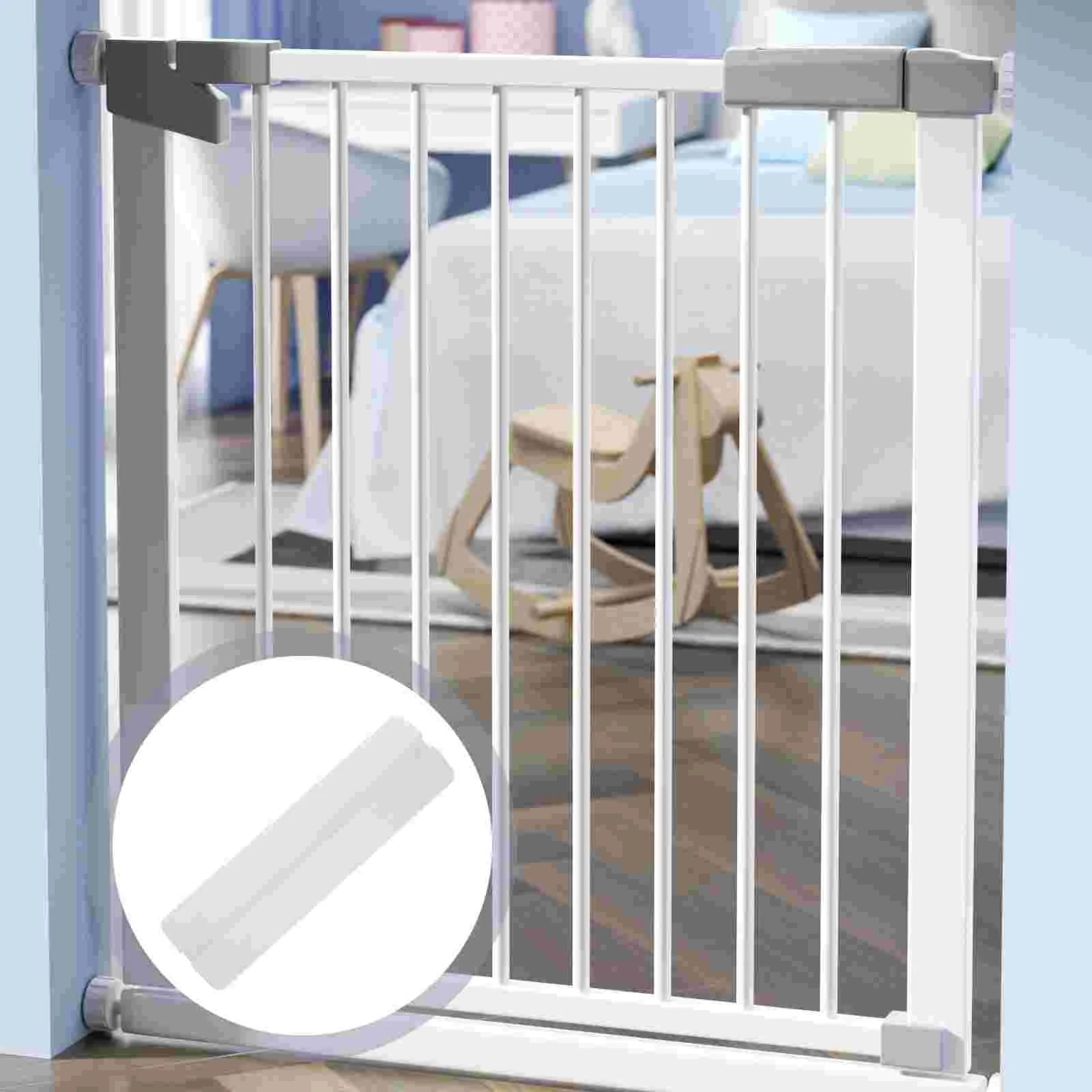 Safety Door Rail Accessories Baby Proof Stopper Gate Kick Proofing Stairs Plastic Anti Kick Pedal Non Tooth Marks Protects