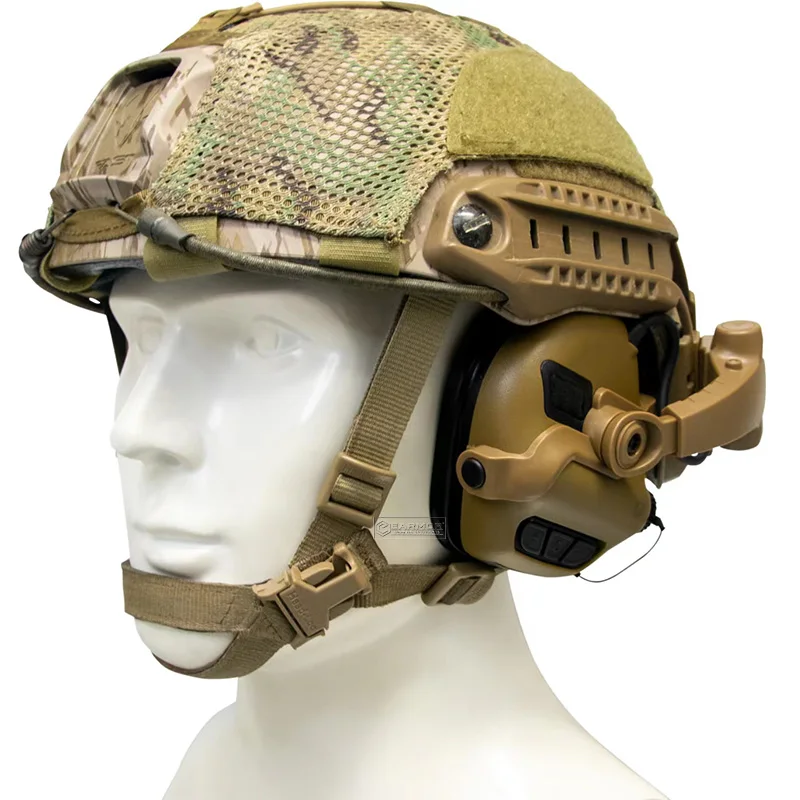 Imagem -05 - Headconjunto Militar Tiro Oculares Ouvido Amplificação Tática Exército Proteção Auditiva Eletrônica Earmor-m31x-mark3