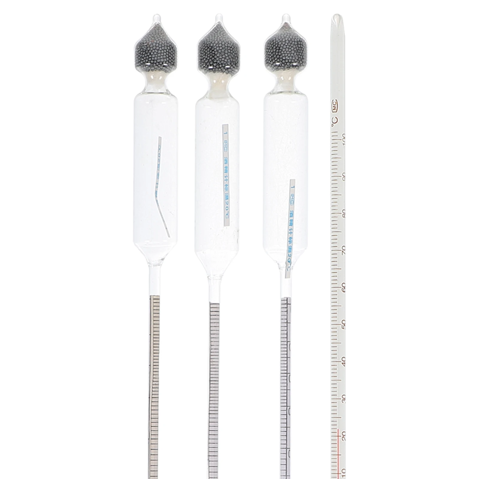 

1 set 1 Set Alcohol Tester Glass Hydrometer Meter Thermometer Alcoholmeter Wine Making Supplies Brewing Portable Reusable Liquor