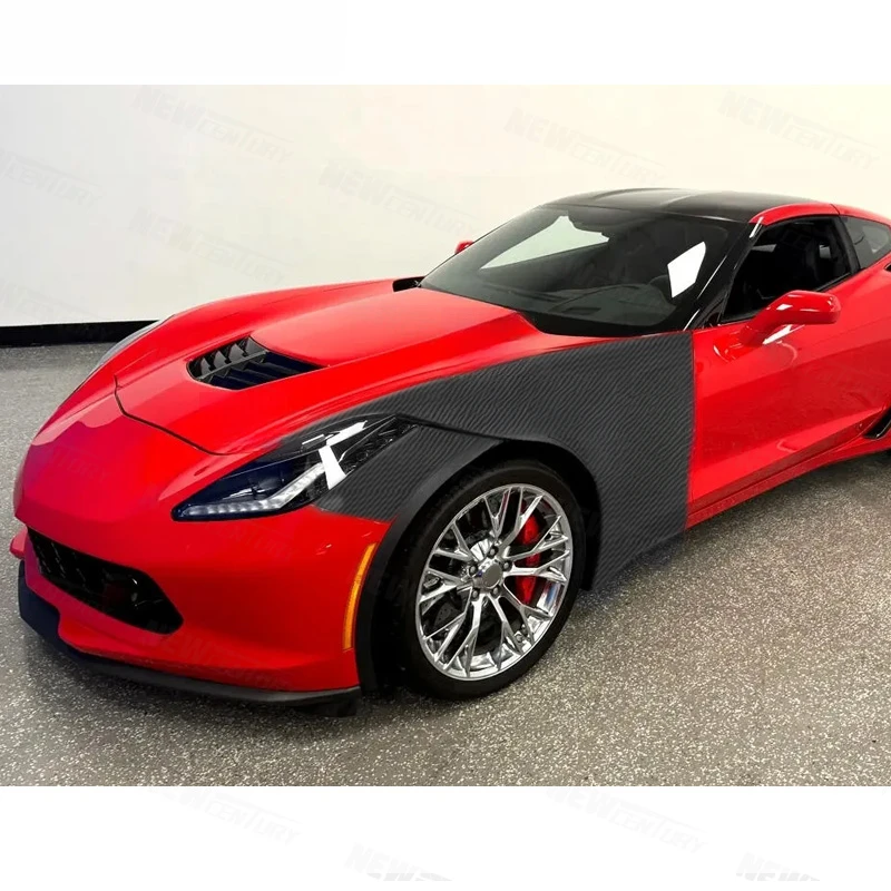 Reliable Vented Carbon Fiber Front, Precise Fit Exterior Tuning Car Accessories