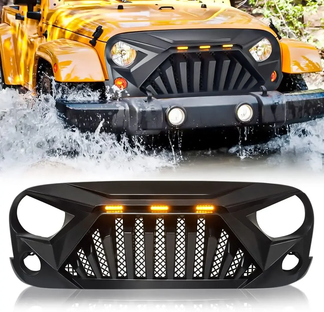 

2013-2017 New Style 4x4 auto tuning accessories Front car Grille for JEEP WRANGLER JK