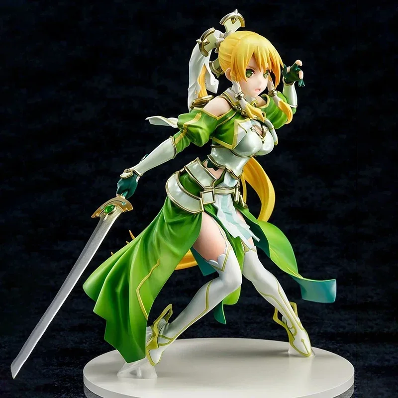 Bandai Banpresto Sword Art Online Kirigaya Suguha Leafa Cute Anime Figure Model Dolls Kawaii Cartoon Decor Adult Kids Toy Gifts