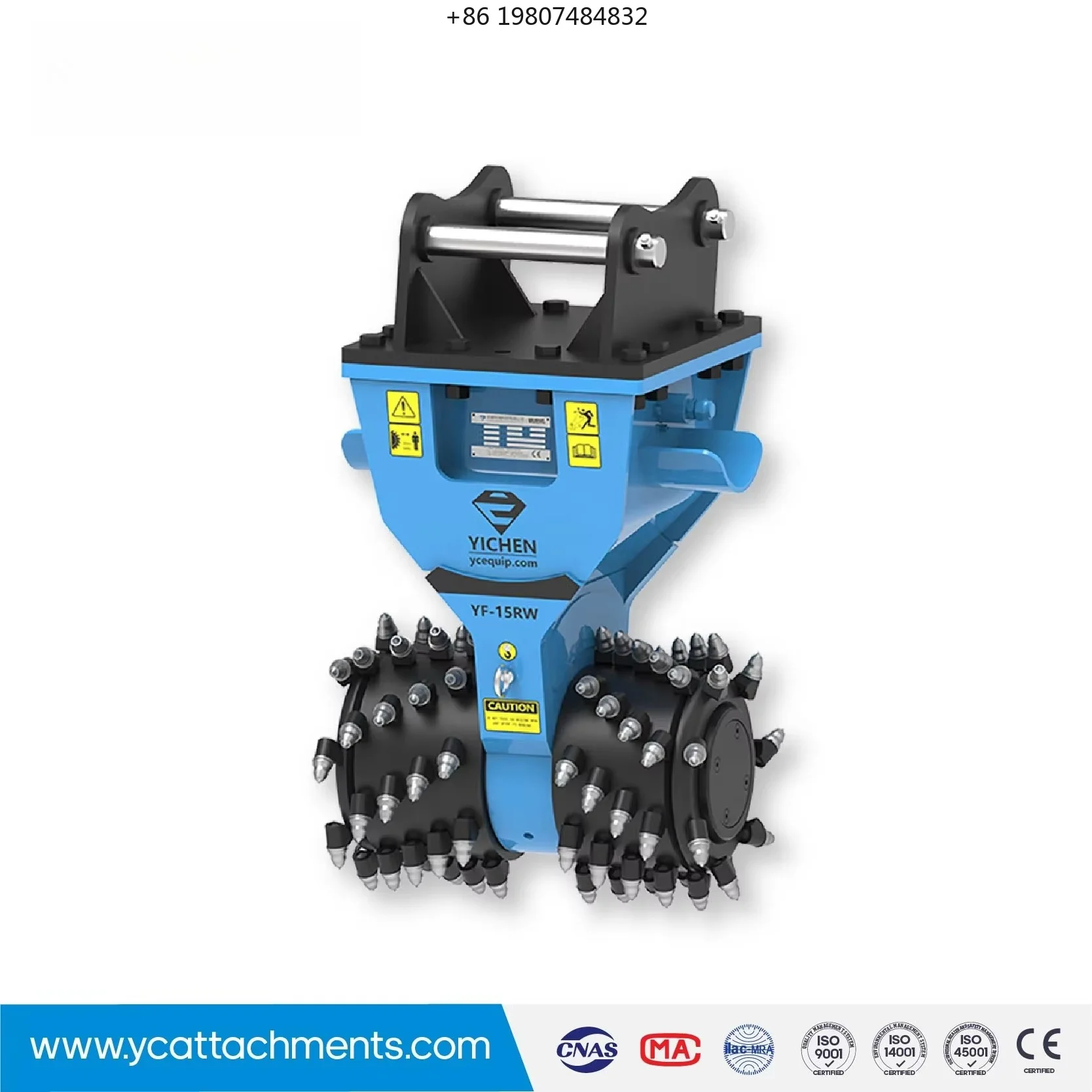 Shatter-Proof Paint Protection, Easy Installation Excavator Concrete Grinder, for Excavator Attachments, Aliexpress Best Seller