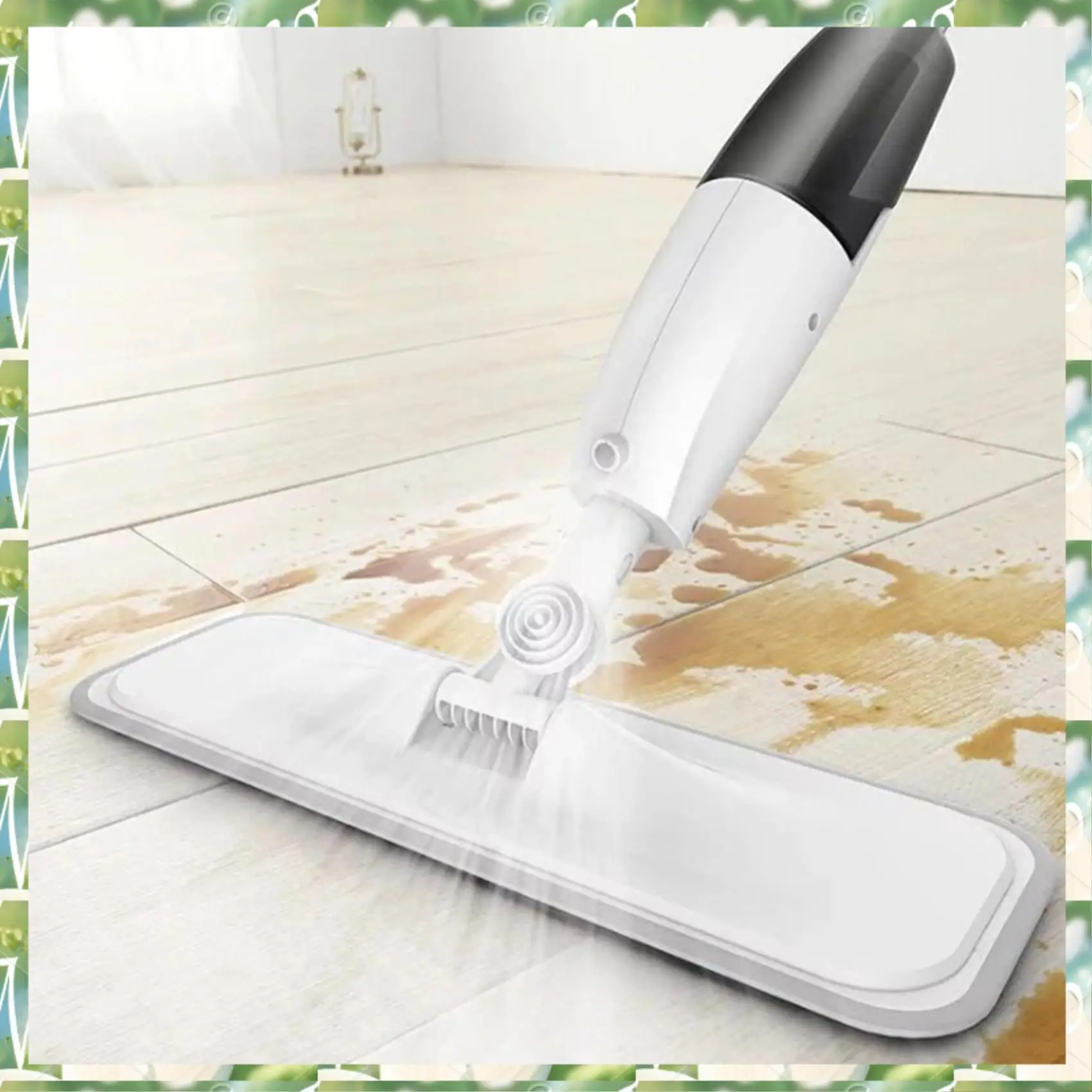 FIZP 4 قطعة تنظيف متين لشاومي Deerma Tb500 رذاذ ممسحة المياه قطب 360 تنظيف الملابس استبدال القماش 355X120mm #3